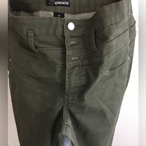 2/$15 Jordache Jeans Khaki Like New